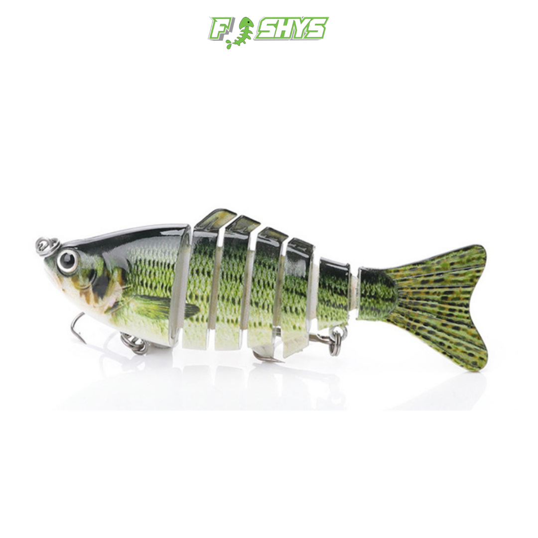 Multiple Variations of Segmented Pike Swimbait for Sale, Afishlure